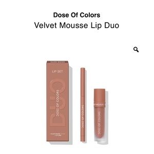 Dose of Colors Nude Mood Velvet Mousse Lip Duo! Brand new